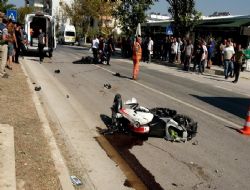 Mut'ta trfaik kazas 1 l 1 yaral